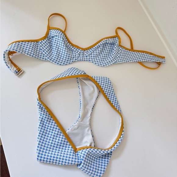 Tularosa Gingham Bikini with Mustard Accents - Picture 6 of 6